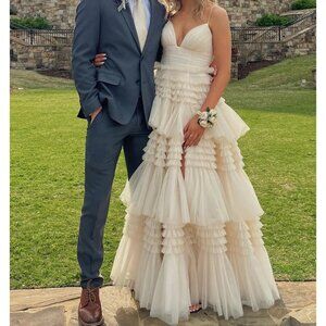 Brand New Champagne color Prom Dress